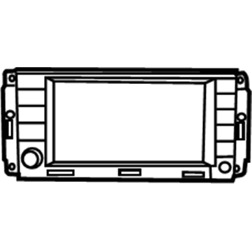 Mopar 5064942AD Radio-MW/FM/6 Dvd