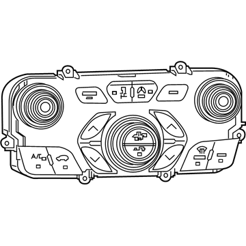 Mopar 68275352AC Stack-Vehicle Feature Controls