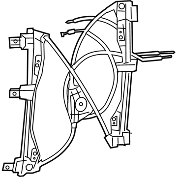 2024 Chrysler Voyager Window Regulator - 68314748AA