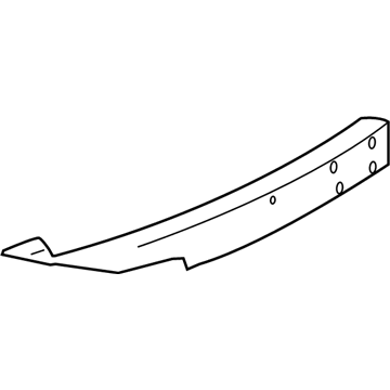 Mopar 5116052AC REINFMNT-Rear Bumper