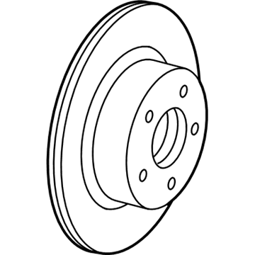 Jeep Wrangler Brake Disc - 68564973AA