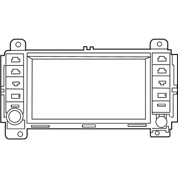 Mopar 5064832AB Radio-AM/FM/CD/MP3/NAV