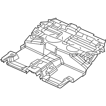 Mopar 1UB85DX9AD CARPET-REAR FLOOR