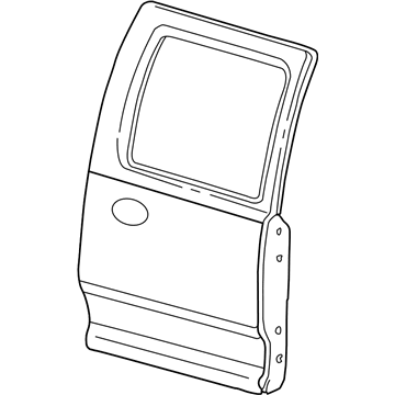 Mopar 5183436AB Door-Rear