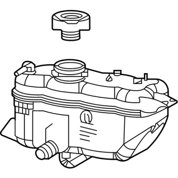 Jeep Grand Cherokee L Coolant Reservoir - 68379825AB