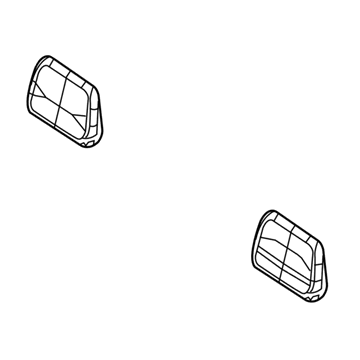 Mopar 5RQ22DX9AC HEADREST-Third Row