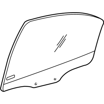 Mopar 5115683AA Glass-Rear Door