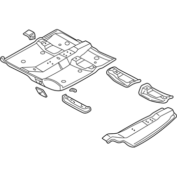 Chrysler Concorde Floor Pan - 4580010AN