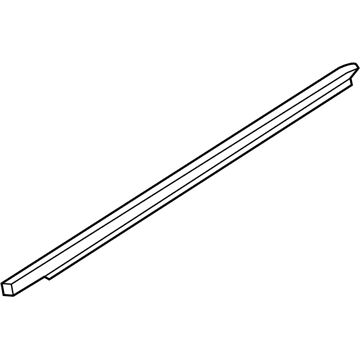 Mopar 55372139AI WEATHERSTRIP-Rear Door Belt Outer