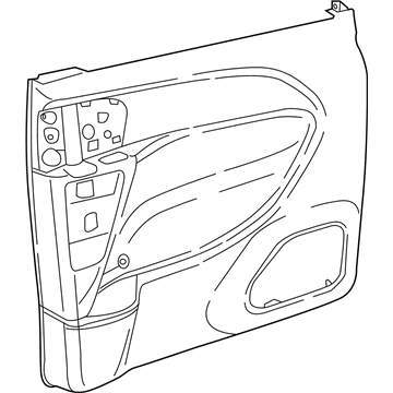 Mopar 5RP631D2AF Sliding Door Trim