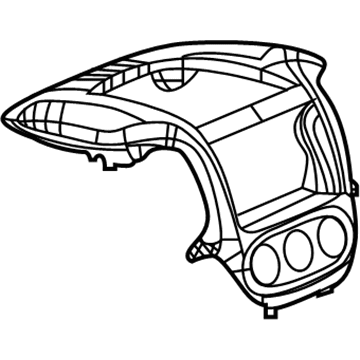 Mopar 7DM39JXWAB BEZEL-INSTRUMENT PANEL