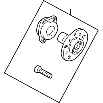 Mopar MR103654 Rear Wheel Hub Assembly