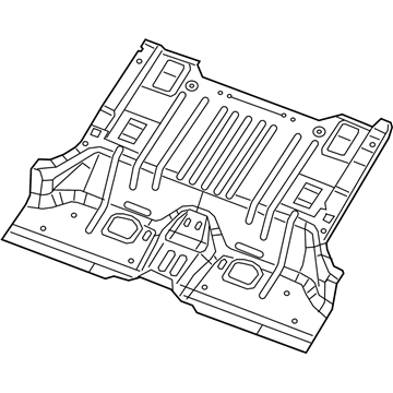 Mopar 68375211AD Panel-Rear Floor Pan