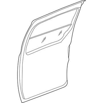 Mopar 4894591AC Glass-Sliding Door