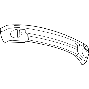 Mopar 55077960AC Beam-Front Bumper