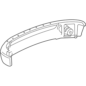 Mopar 55077946AB Front Bumper Face Bar