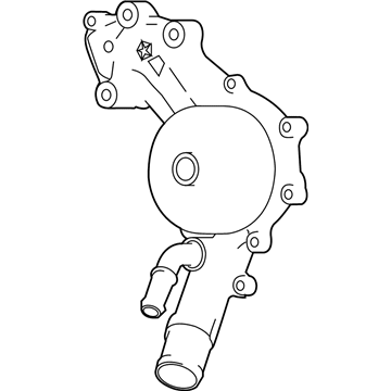 Jeep Cherokee Water Pump - 68111624AG