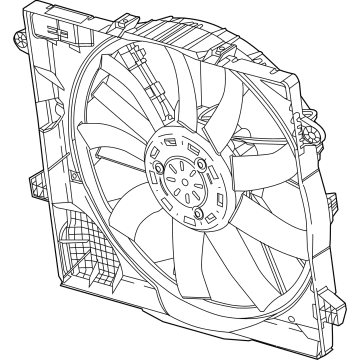 2023 Jeep Wrangler Cooling Fan Assembly - 68518025AA