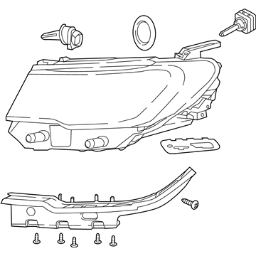 Mopar 55112715AG Headlamp