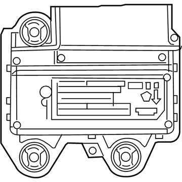 Mopar 68469499AA OCCUPANT Restraint Module