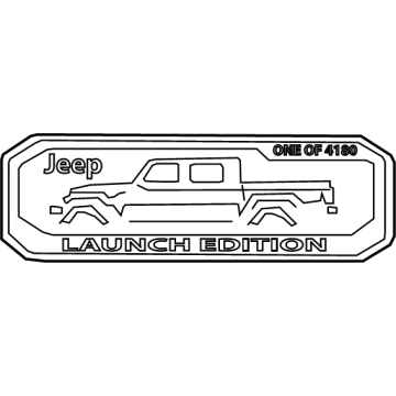 Mopar 68467213AA Nameplate