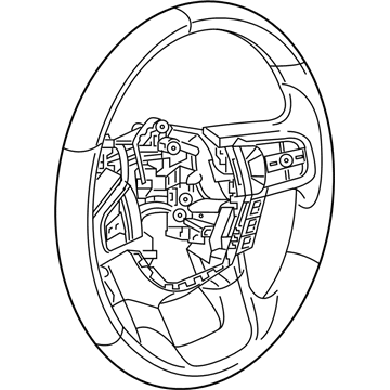 Mopar Steering Wheel - 6XS002X7AB