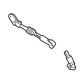 Mopar 4470095 Coupling Assembly , Lower Shaft W/Power Steering. (Spring Clip Not Used For Service) (W/Rubber Insulator)