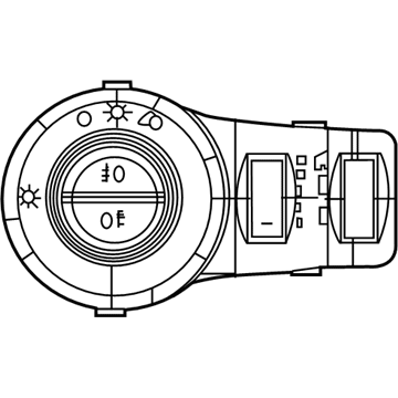 Jeep Compass Headlight Switch - 7BN67DX9AA