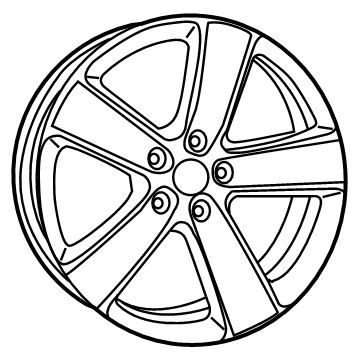 Mopar 5XL05DD5AA Aluminum Wheel