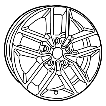 Mopar 5XK99NTZAB Aluminum Wheel