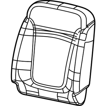 Mopar 7CS70DX9AA COVER-FRONT SEAT BACK