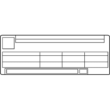 Mopar 68266807AA Label-Tire Information