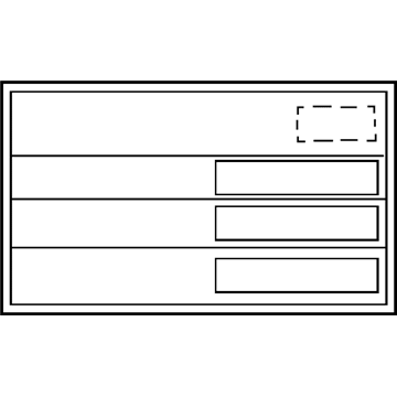 Mopar 6106972AA Label-Certification