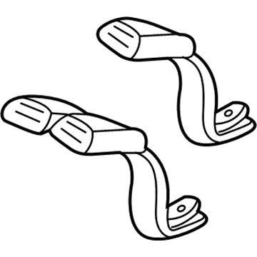 Mopar 5DW281DVAB Rear Inner Seat Belt