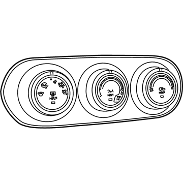 2019 Jeep Renegade Blower Control Switches - 6VP37LXHAA