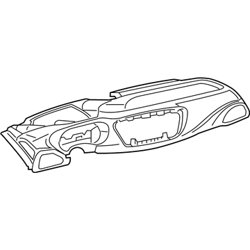 Mopar 7EU30DX9AA PANEL-INSTRUMENT UPPER