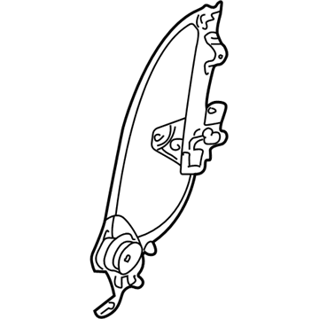 Mopar 5016519AB Rear Door Window Regulator