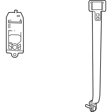 Mopar TS761J3AE Rear Seat Belt