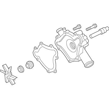 Mopar 4728533 Water Pump Plymouth