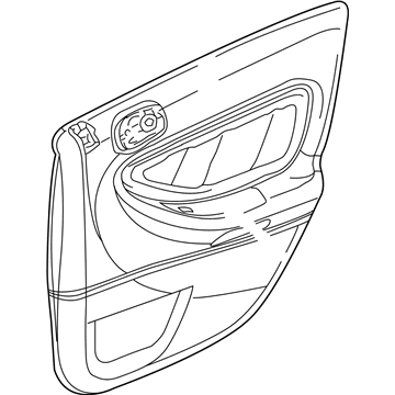 Mopar UL121DVAC Panel-Rear Door Trim