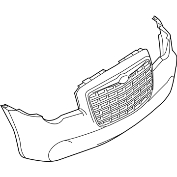 Mopar 4854709AA Front Bumper Cover