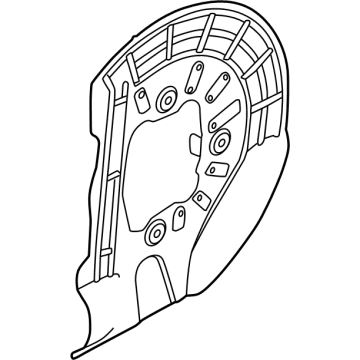 Mopar 68638460AA SHIELD-BRAKE