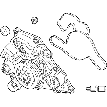 2022 Jeep Wrangler Water Pump - 68493460AC