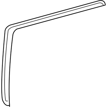 Mopar 5104364AA WEATHERSTRIP-Sliding Door Glass