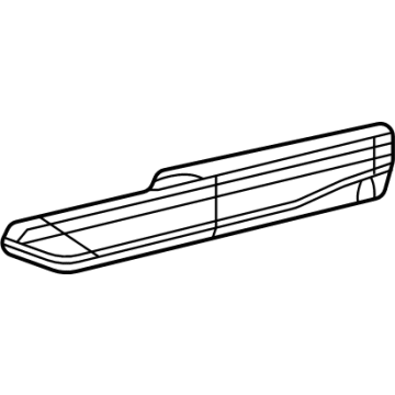 Mopar 6UB571D4AB ARMREST-Rear Door Trim