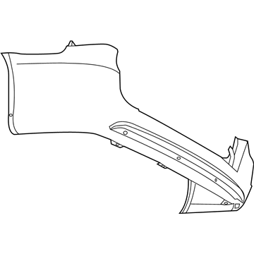 Mopar 68125724AC FASCIA-Rear