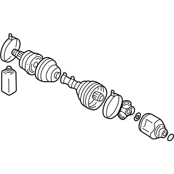 Mopar 4670210 Shaft Assembly , Front Drive Right