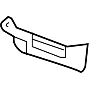 Mopar 68305245AA SPAT-Front FASCIA