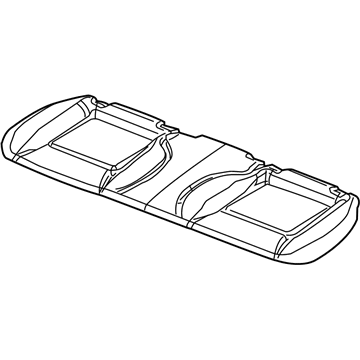 Mopar 5XJ02LR9AA Rear Seat Cushion Cover