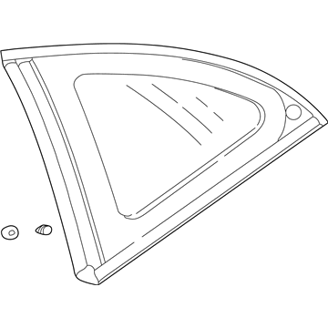 Mopar MR971779 Glass-Quarter Window